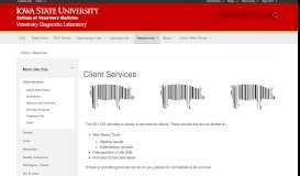 
							         Client Services | Iowa State University								  
							    