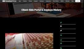 
							         Client-Side Portal & Invoices History | Invoice Ninja								  
							    