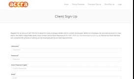 
							         Client Sign Up – Accra Job Board								  
							    