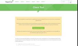 
							         Client Tool | PaperCut								  
							    
