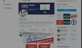 
							         Client Track (@Client_Track) | Twitter								  
							    