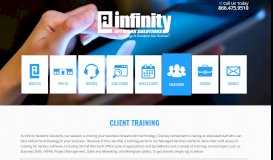 
							         Client Training - Infinity Network Solutions								  
							    