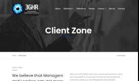 
							         Client Zone Archive - 3GHR								  
							    