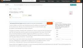 
							         Clientless VPN - Sophos - Spiceworks Community								  
							    