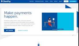
							         ClientPay | Transform the Payment Processing Experience								  
							    