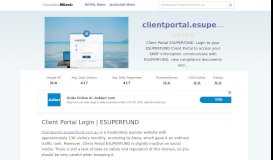 
							         Clientportal.esuperfund.com.au website. Client Portal Login ...								  
							    