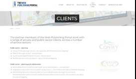 
							         CLIENTS - The Web Publishing Portal								  
							    