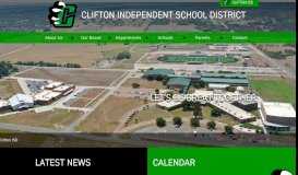 
							         Clifton Independent School District								  
							    