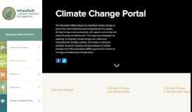 
							         Climate Change Portal | Wheatbelt								  
							    