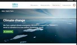 
							         Climate change | UN Environment								  
							    