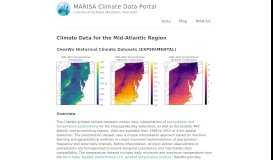 
							         Climate Data for the Mid-Atlantic Region - MARISA Climate Data Portal								  
							    