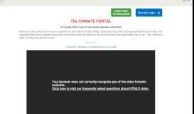 
							         Climate Portal								  
							    