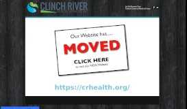 
							         Clinch River Health Services, Inc. - Home								  
							    