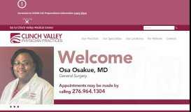 
							         Clinch Valley Physician Practices								  
							    