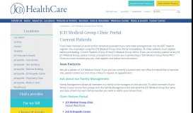 
							         Clinic Patient Portal - Portal - JCH								  
							    