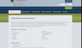 
							         Clinical Dermatology Services - Perimeter Dermatology								  
							    