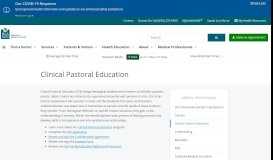 
							         Clinical Pastoral Education - Research Medical Center								  
							    