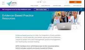
							         Clinical Practice Guidelines (CPGs) - APTA								  
							    