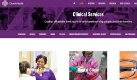 
							         Clinical Services | Church Health								  
							    