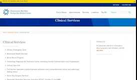 
							         Clinical Services - Raritan Bay Medical Center								  
							    