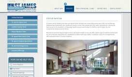 
							         Clinical Services - St. James Parish Hospital								  
							    