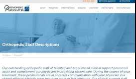 
							         Clinical Staff - Orthopedic Associates of SW Ohio								  
							    
