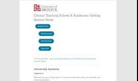 
							         Clinical Teaching Fellows & Academies: Getting Started Guide ...								  
							    
