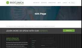 
							         Clinical Trial Management System | Bioclinica								  
							    
