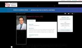 
							         Clinician Directory - Adam D. Karns, MD - Cedars-Sinai Medical Center								  
							    