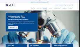 
							         Clinicians | AEL - American Esoteric Laboratories								  
							    