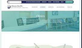 
							         Clinics | Mason General Hospital & Family of Clinics								  
							    