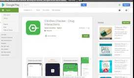 
							         CliniRex Checker - Drug Interactions - Apps on Google Play								  
							    