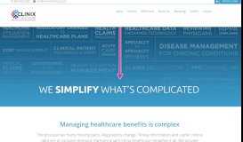 
							         Clinix Healthcare; URAC Accredited Healthcare Management								  
							    