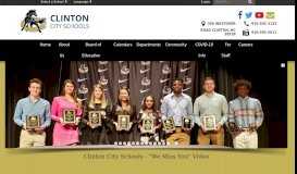 
							         Clinton City Schools: Home								  
							    