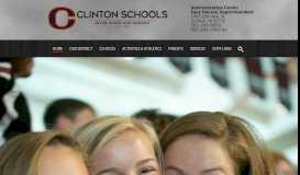 
							         Clinton Community School District								  
							    