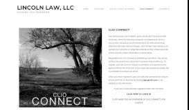 
							         CLIO CONNECT — Lincoln Law, LLC								  
							    