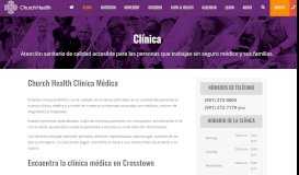 
							         Clínica Médica | Church Health								  
							    