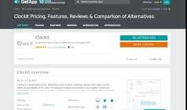
							         ClockIt Pricing, Features, Reviews & Comparison of Alternatives ...								  
							    