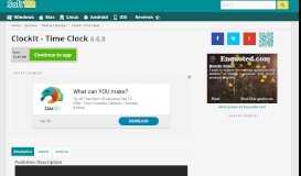 
							         ClockIt - Time & Attendance 4.6 Free Download								  
							    