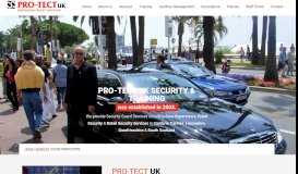 
							         Close Protection | VIP Protection | Pro-Tect Security - Pro-Tect UK								  
							    