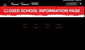 
							         Closed School Information Page - The Art Institutes								  
							    