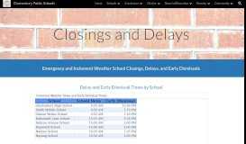 
							         Closings and Delays - Glastonbury Public Schools								  
							    