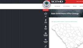 
							         Closings - South Carolina Emergency Management Division								  
							    