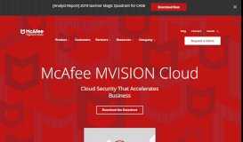 
							         Cloud Access Security Broker (CASB) - McAfee MVISION Cloud								  
							    