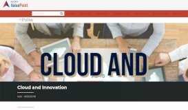 
							         Cloud and Innovation | NaspoValuePoint								  
							    