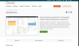 
							         Cloud-based portal to manage Quest Data Protection solutions ...								  
							    