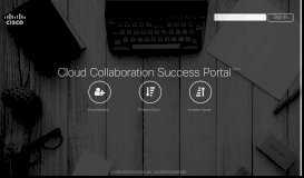 
							         Cloud Collaboration Success Portal								  
							    