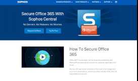 
							         Cloud Email Security for Office 365: Sophos Advanced Email Protection								  
							    