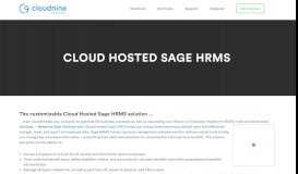 
							         Cloud Hosted Sage HRMS | Cloudnine Realtime								  
							    