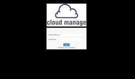 
							         Cloud Manage - Portal - Login								  
							    